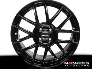 FIAT 500 Custom Wheels - 9esse - Fondmetal - Gloss Black - 17"